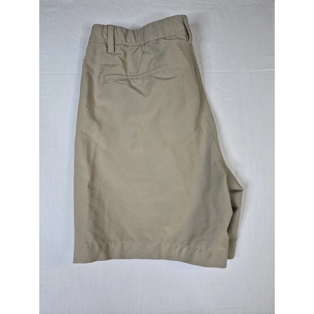 Adidas Golf Shorts Mens Size 36 Beige Khaki Performance Activewear Brown
